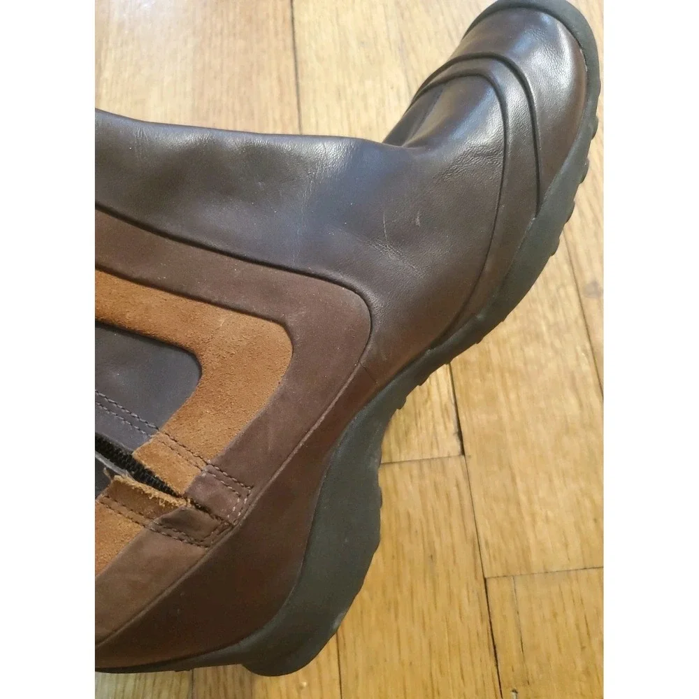 Merrell Womens Eden Mid Multi Brown Western Boots‎ Size 8.5